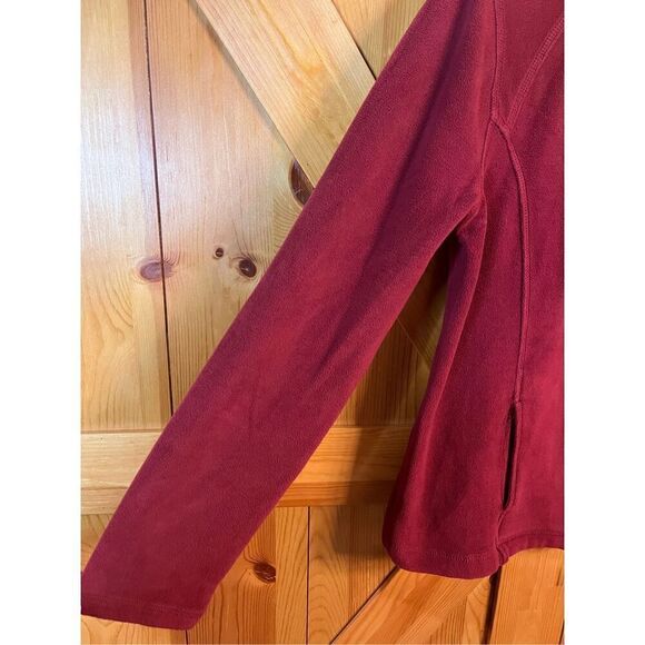 G H Bass Women’s Zip Up Fleece Jacket Size Medium (3262) - Picture 2 of 4